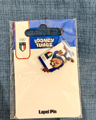 Pin Spilla Milano Cortina 2026 Looney Tunes Taz