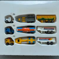 Set 3 mini camion giocattolo anni 90