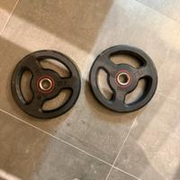 Coppia di dischi gommati da 5kg