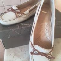 SCARPE BATA d.  mocassino décolté beige