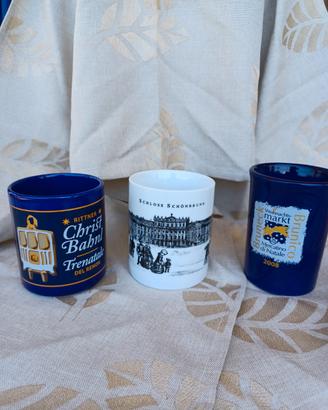 Set 3 tazze da collezione