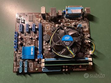 Blocco Scheda Madre  + Ram DDR3 + CPU