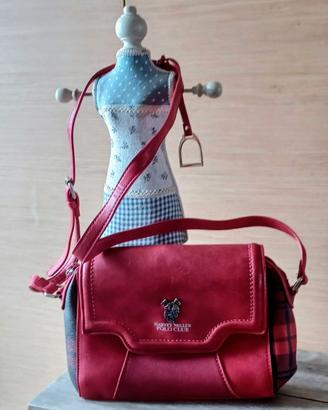 Borsa Vintage Polo Club Rossa