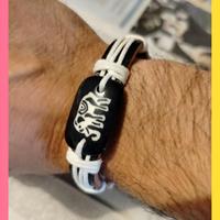 Bracciale in pelle nuovo