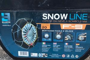 Coppia di catene da neve.