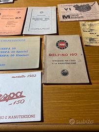 Collezione libretti uso e manutenzione d’epoca