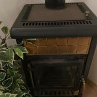 Stufa a legna Anselmo Cola 3210 ghisa e ceramica