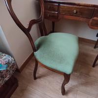 Scrittoio Legno  con Sedia