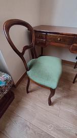 Scrittoio Legno  con Sedia