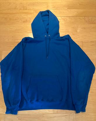 Felpa con Cappuccio Hanes Ultimate Cotton Blu