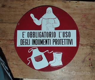 cartello industriale divieto anni 60
