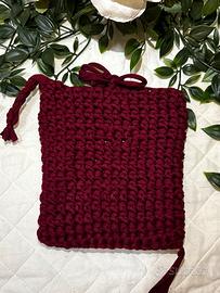 🍷 Cover Kobo all’uncinetto bordeaux