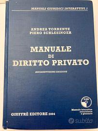Diritto privato manuale Torrente Schlesinger