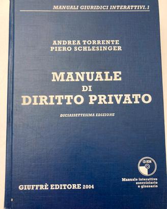 Diritto privato manuale Torrente Schlesinger