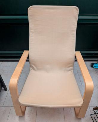 Poltrona legno Ikea