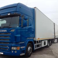 Scania R500 frigorifero + Rimorchio Zorzi frigo