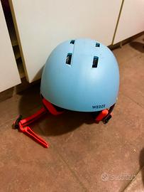 Casco da sci bambino con maschera neve