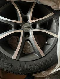 4 gomme invernali Kleber con cerchi Mak 195/50 r15