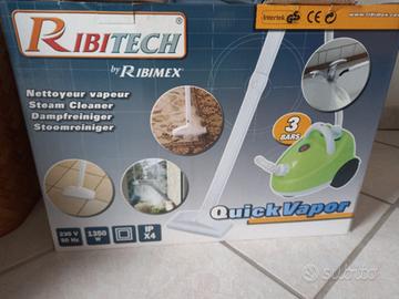 scopa e pulitore a vapore 100 gradi, 3 bar di pres