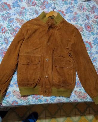 Giubbino in vero camoscio- marca ANTONIO FUSARO