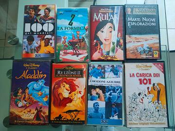Cassette VHS originali Disney e vintage