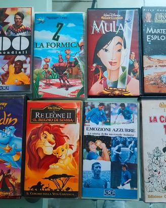 Cassette VHS originali Disney e vintage