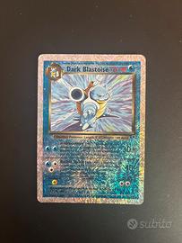 Carta pokemon dark blastoise reverse