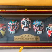 Arte Cinese - Maschere tradizionali - quadretto