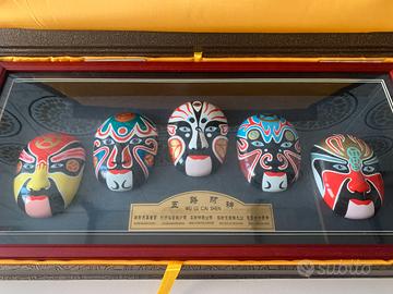 Arte Cinese - Maschere tradizionali - quadretto