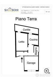 Appartamento di 42 m² con 2 locali e box auto a Fo