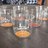 Set 8 bicchieri Maison du Monde serie Hello Summer