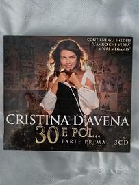Cristina d'Avena 30 e poi raro 3 CD box come nuovo