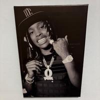 Quadro Tela King Von Rapper Hip Hop Drill