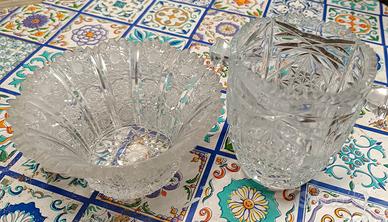 lotto 2 vasi cristallo