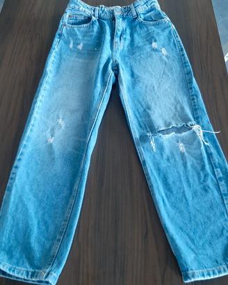 jeans Zara ragazza 13-14 anni- vita alta