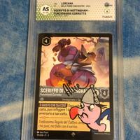 Lorcana Carta Firmata + sketch