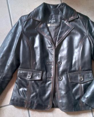 Giacca di pelle donna. Tg M/44. Perfetta, come nuo