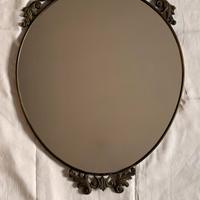 Set d’antiquariato con  specchio e mensola marmo