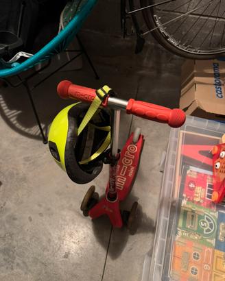Monopattino Micro Mini + casco