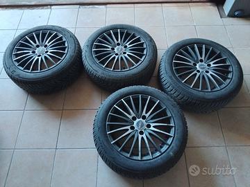 cerchi in lega 16mak + gomme invernali bridgestone