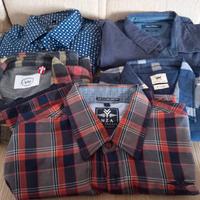 lotto 5 camicie varie Marche, lee, New zealand,