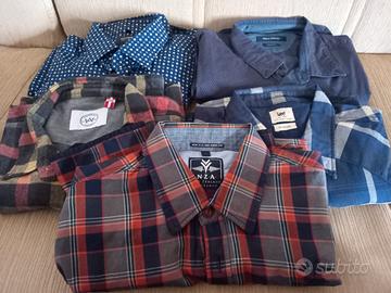 lotto 5 camicie varie Marche, lee, New zealand,