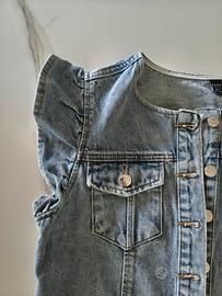 gilet jeans donna