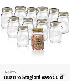 Vasi e tappi per conserve.