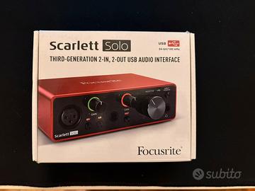 Scheda audio focusrite