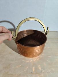 Paiolo rame ottone 