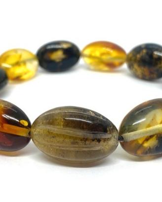 Braccialetto unico in Ambra Baltica 100% naturale