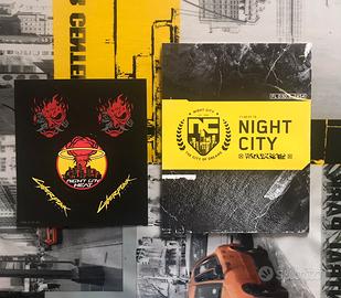 Cyberpunk 2077 mappa + adesivi stickers