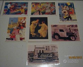 7 Figurine PANINI the world of COCA COLA anni 80