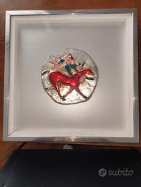 Tre fantini a cavallo